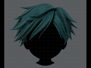 3d hair style for boy v43 3D 模型