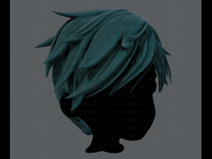 3d hair style for boy v43 3D 模型