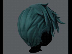 3d hair style for boy v43 3D 模型
