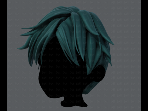 3d hair style for boy v43 3D 模型