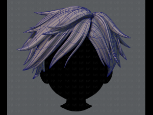 3d hair style for boy v43 3D 模型