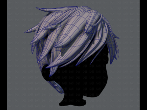 3d hair style for boy v43 3D 模型