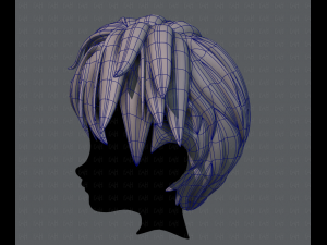 3d hair style for boy v43 3D 模型
