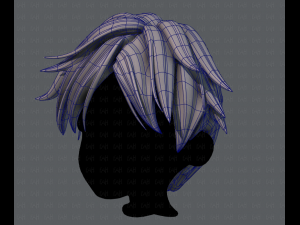 3d hair style for boy v43 3D 模型
