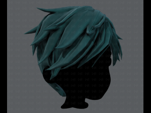 3d hair style for boy v43 3D 模型