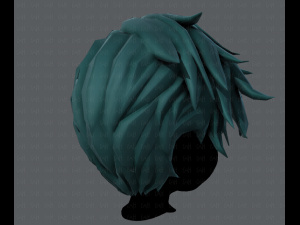 3d hair style for boy v43 3D 模型
