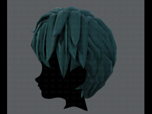 3d hair style for boy v43 3D 模型