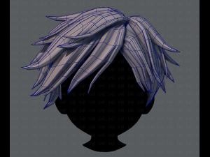 3d hair style for boy v43 3D 模型