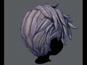 3d hair style for boy v43 3D 模型