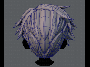 3d hair style for boy v43 3D 模型