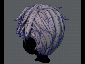 3d hair style for boy v43 3D 模型