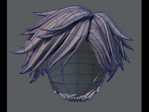 3d hair style for boy v43 3D 模型