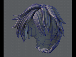 3d hair style for boy v43 3D 模型