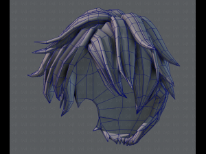 3d hair style for boy v43 3D 模型