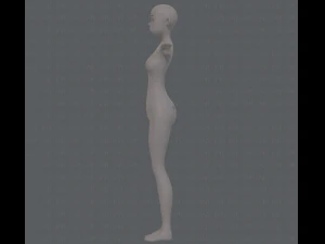 base mesh woman 15 3D Model