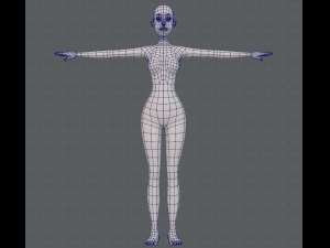 base mesh woman 15 3D Model