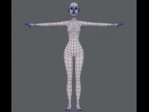 base mesh woman 15 3D Model