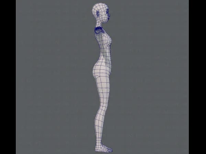 base mesh woman 15 3D Model