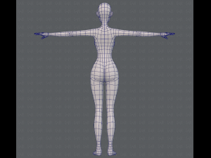 base mesh woman 15 3D Model