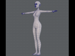base mesh woman 15 3D Model