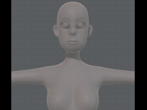 base mesh woman 15 3D Model