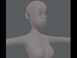 base mesh woman 15 3D Model
