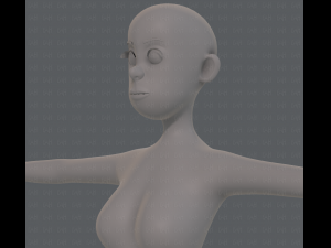 base mesh woman 15 3D Model