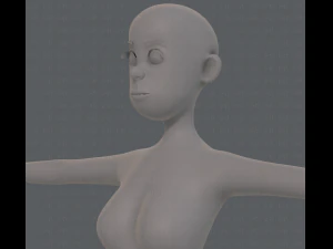 base mesh woman 15 3D Model
