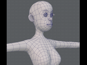 base mesh woman 15 3D Model