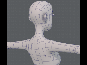 base mesh woman 15 3D Model
