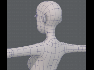 base mesh woman 15 3D Model