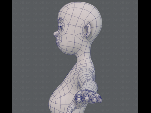 base mesh woman 15 3D Model