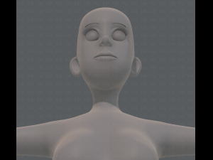 base mesh woman 15 3D Model