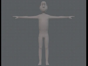 base mesh man character v13 3D Model