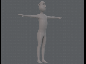 base mesh man character v13 3D Model