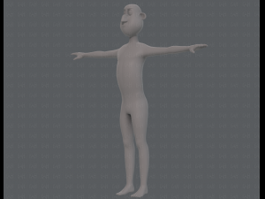 base mesh man character v13 3D Model