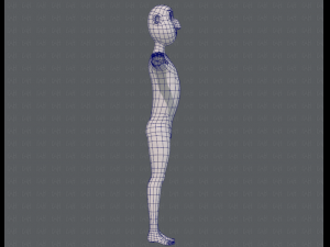 base mesh man character v13 3D Model