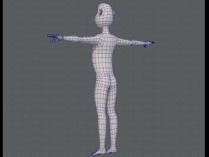 base mesh man character v13 3D Model