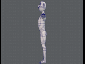 base mesh man character v13 3D Model