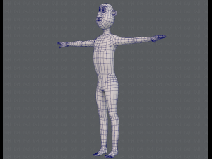 base mesh man character v13 3D Model