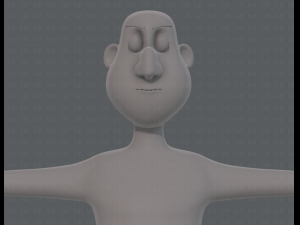 base mesh man character v13 3D Model