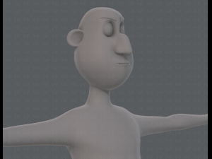base mesh man character v13 3D Model