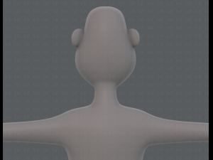 base mesh man character v13 3D Model