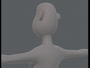 base mesh man character v13 3D Model