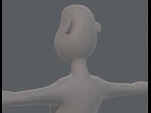 base mesh man character v13 3D Model