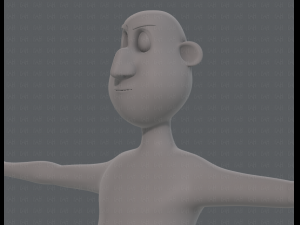 base mesh man character v13 3D Model