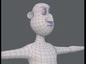 base mesh man character v13 3D Model