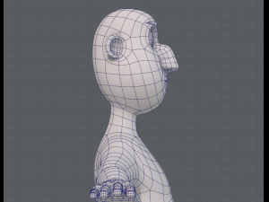 base mesh man character v13 3D Model