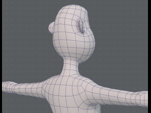 base mesh man character v13 3D Model