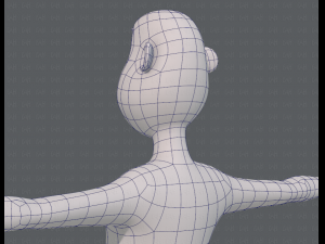 base mesh man character v13 3D Model